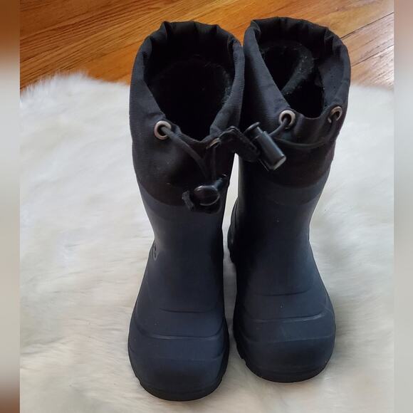 Kamik youth size 8 snow winter boots navy blue toddler - Picture 4 of 9